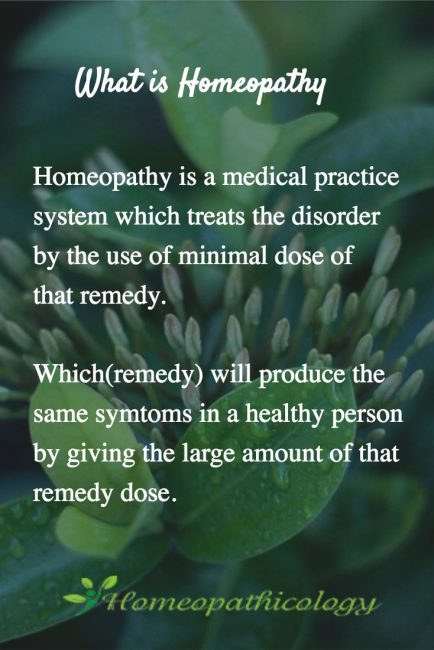 What is Homeopathy