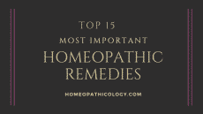 Top 15 Most Important Homeopathic Remedies List